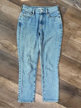 PacSun Light Wash Mom Jeans Size 23 High Rise Straight Leg 90s Style